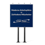 Billboard Zufriedene Mitarbeiter